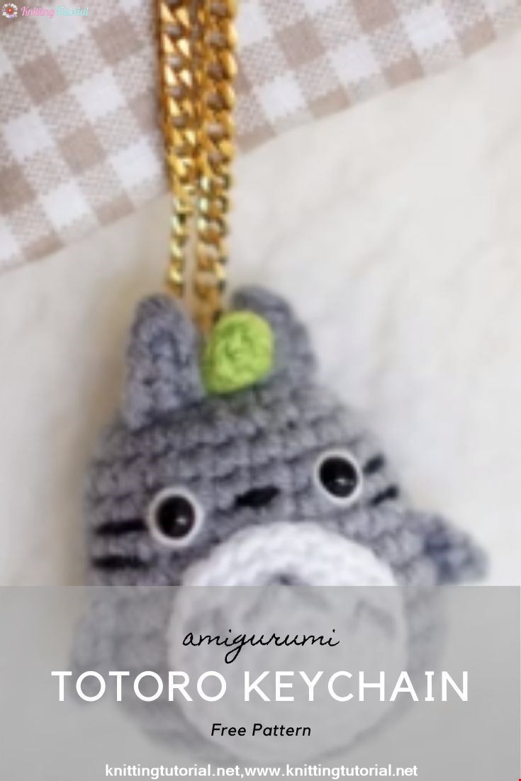 How to Make Amigurumi for Beginner - Super Cute Totoro Keychain
