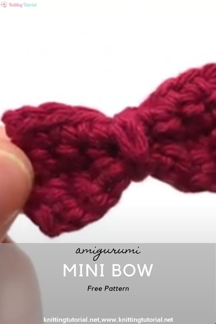 How to Crochet a Mini Bow