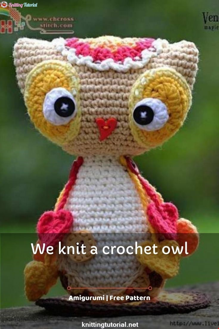 We knit a crochet owl