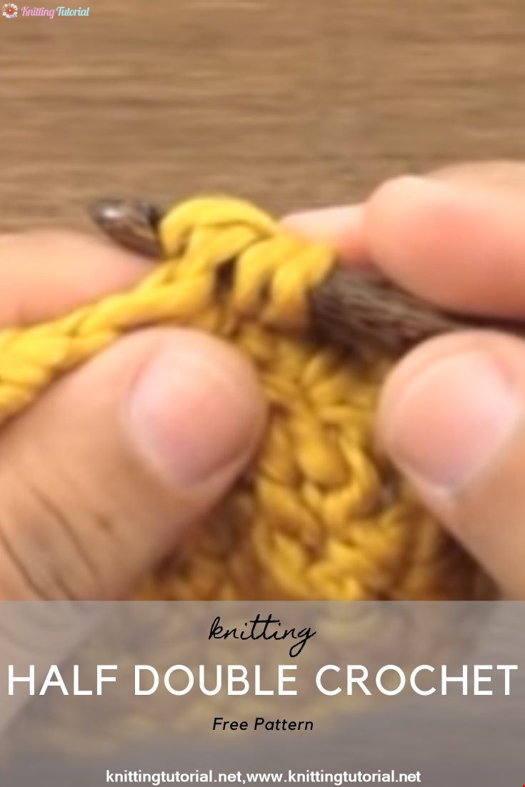 How to Crochet the Half Double Crochet Two Together Decrease (hdc2tog)