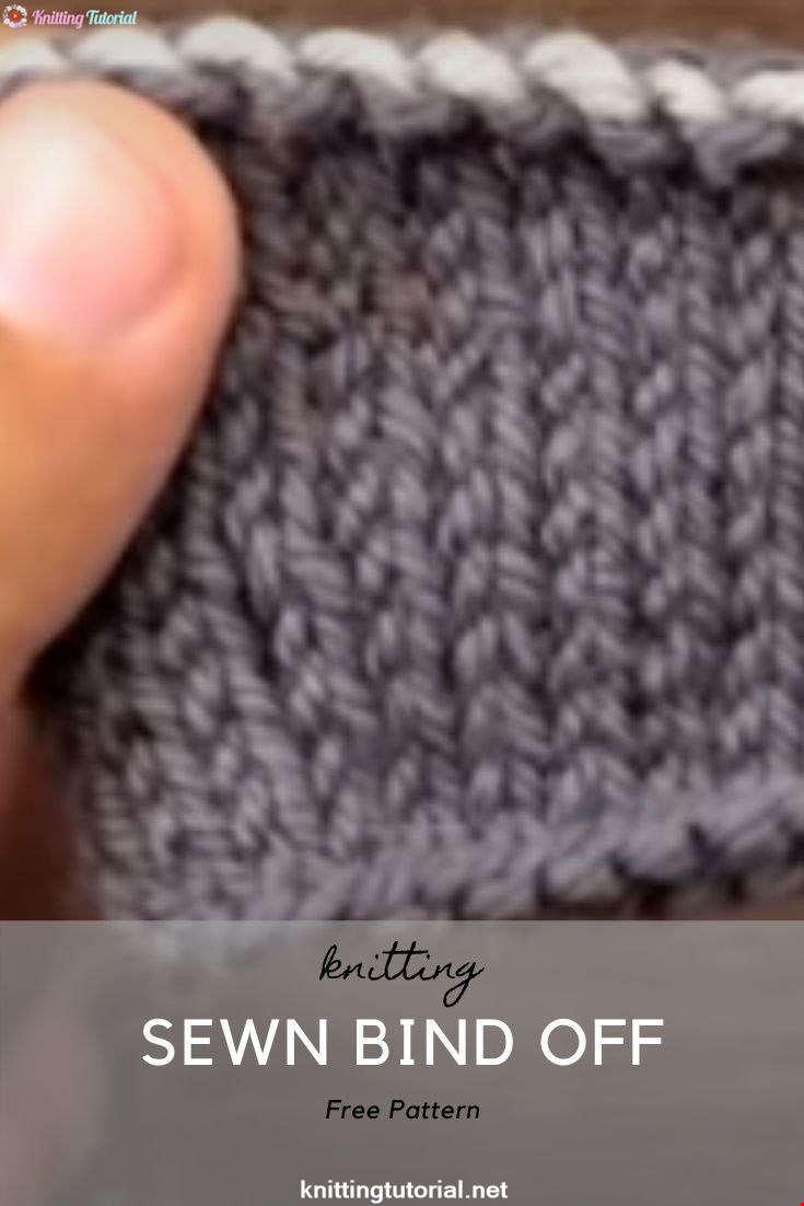 How to Knit Sewn Bind Off