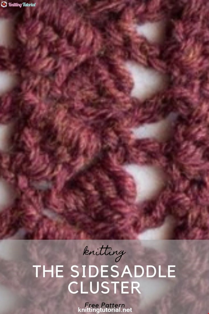 How to Crochet the Sidesaddle Cluster Stitch