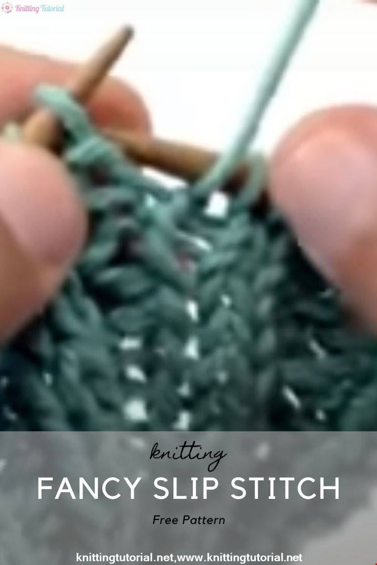 How to Knit the Fancy Slip Stitch Rib Pattern 
