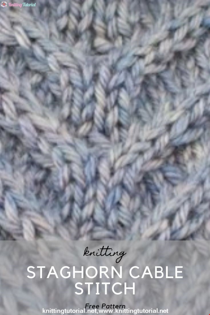 How to Knit the Staghorn Cable Stitch