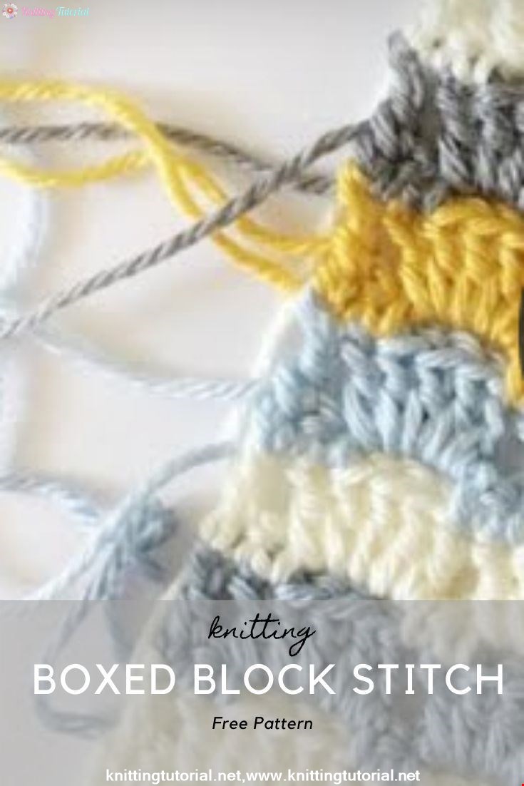 Crochet Boxed Block Stitch