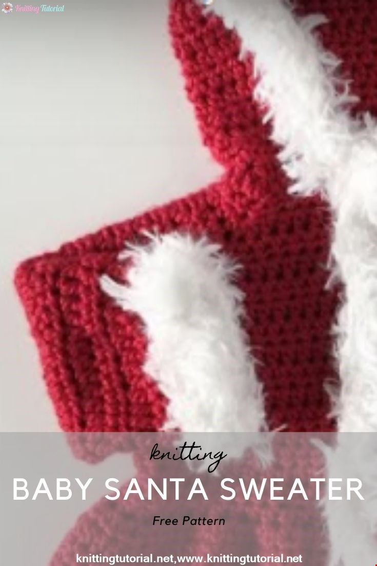 Crochet Baby Santa Sweater: Making the Armhole