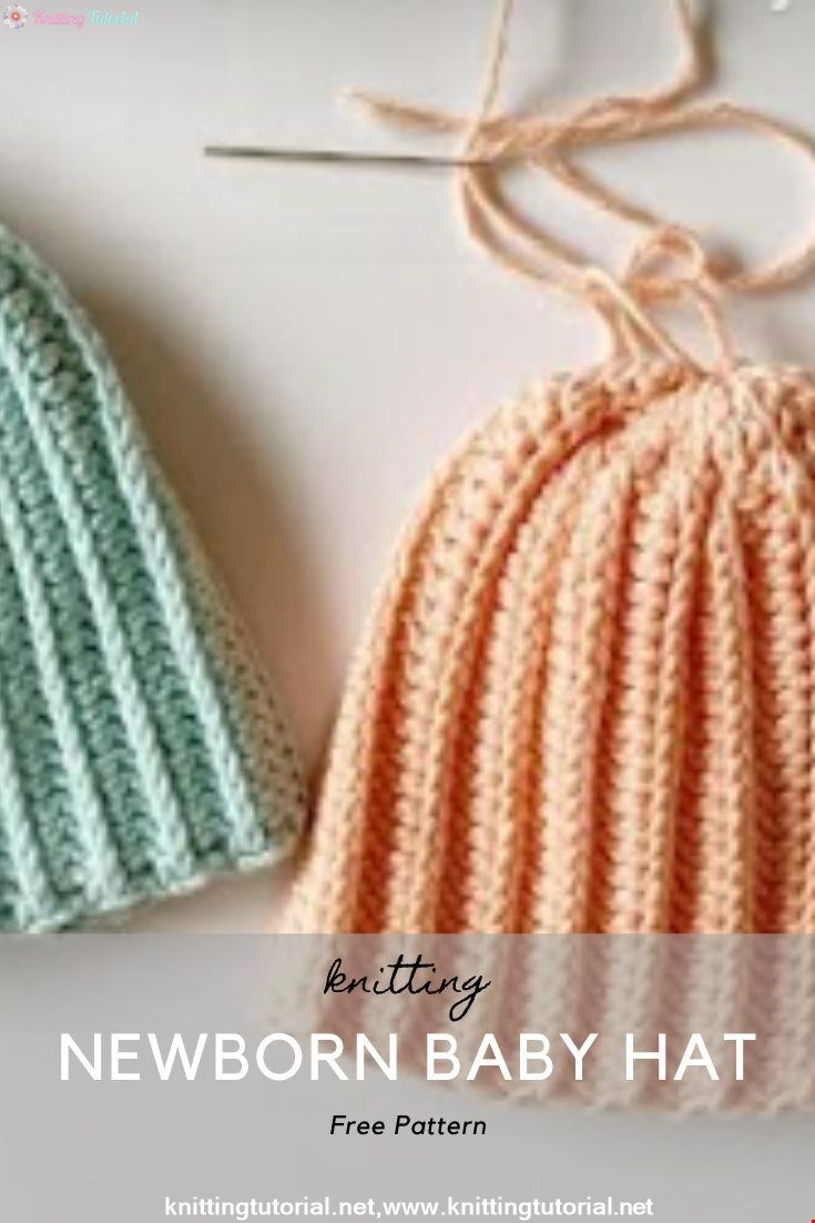 Crochet Newborn Baby Hat for Beginners