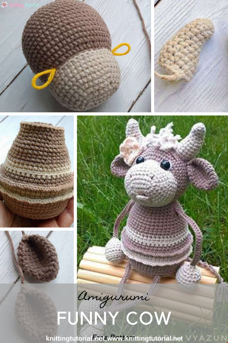 Amigurumi Funny Cow Crochet Pattern