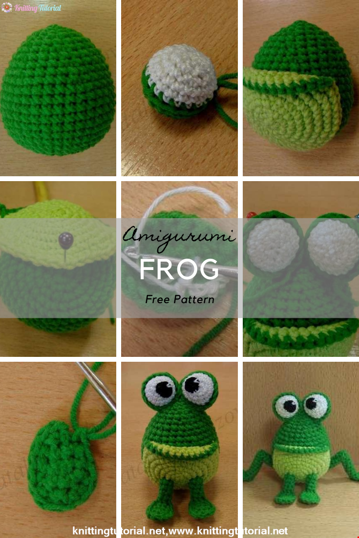 Frog Amigurumi Crochet Pattern