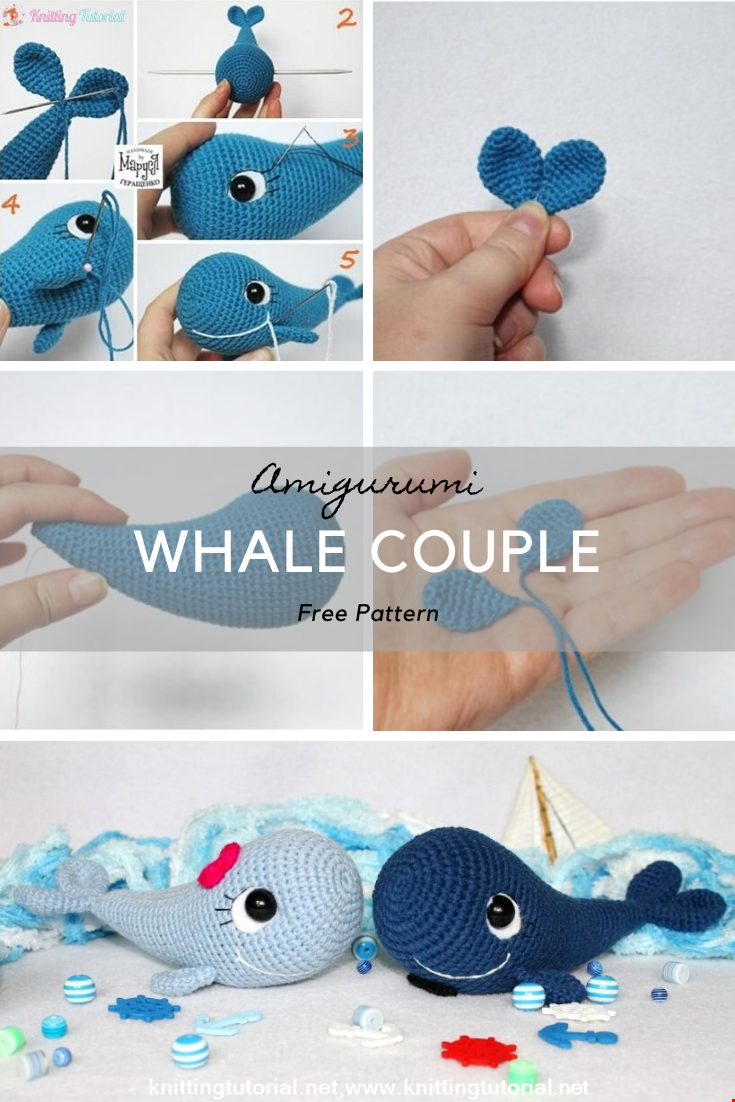 Whale Couple Amigurumi Pattern