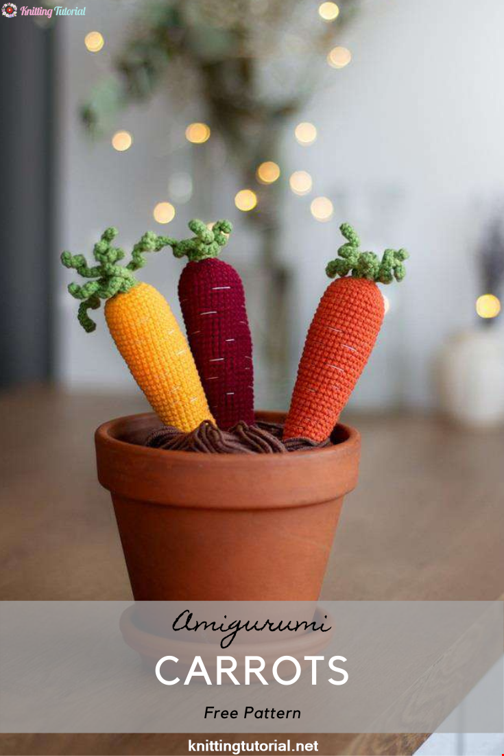 Carrots Amigurumi Crochet Pattern