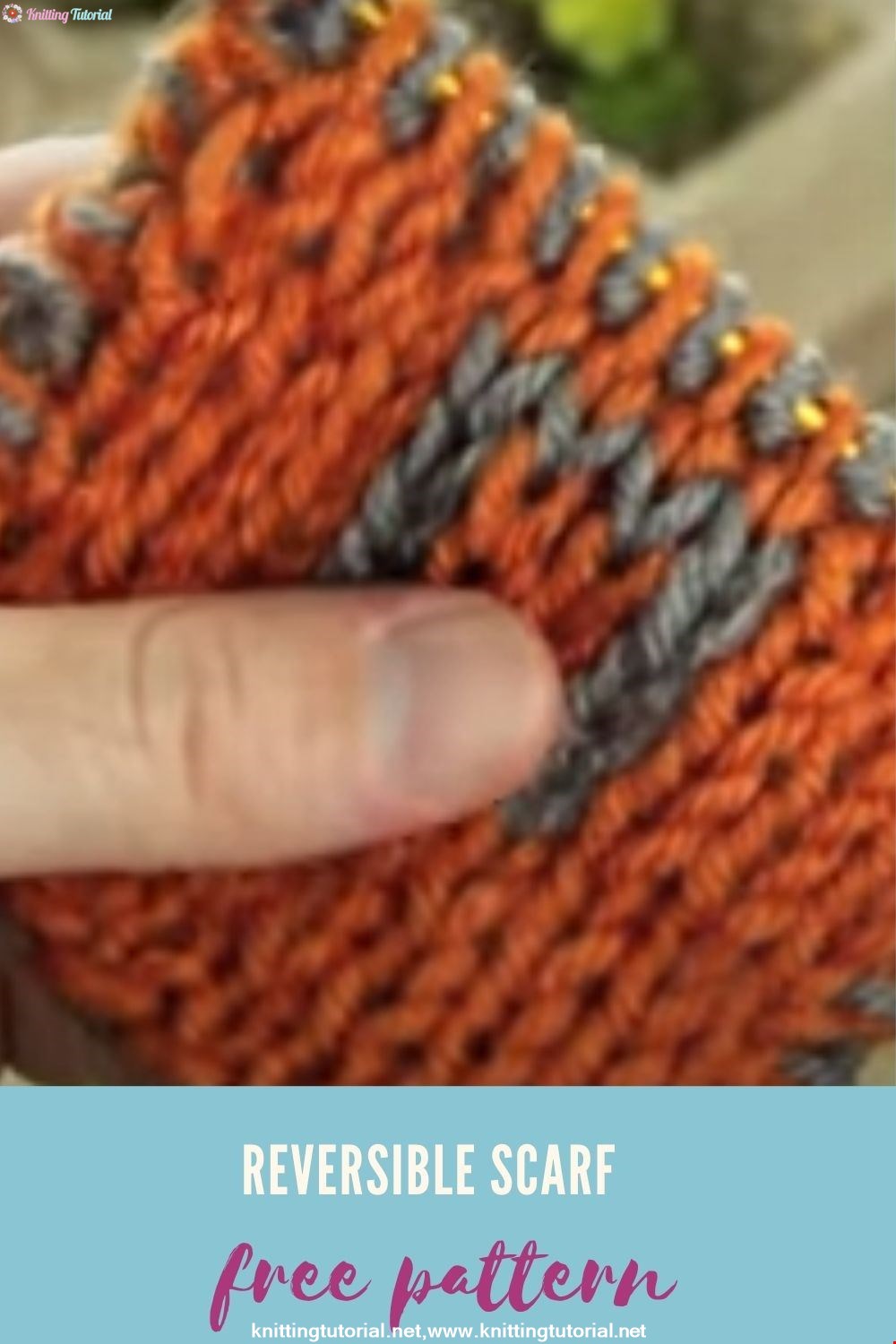 How to Knit a Reversible Scarf