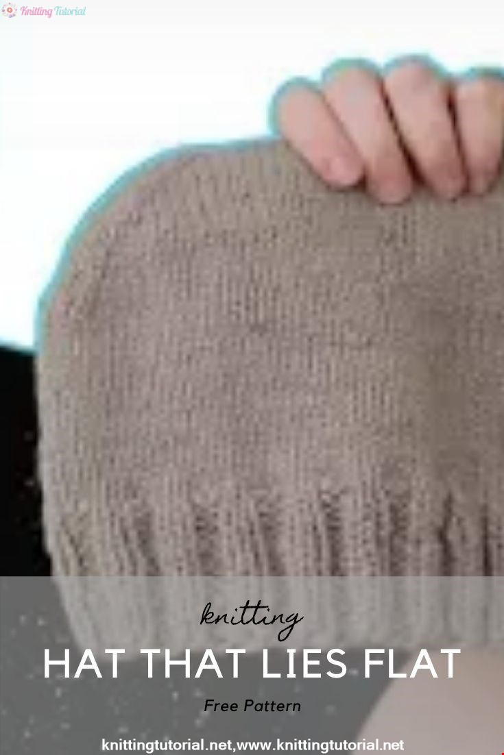How to Knit a Hat that Lies Flat