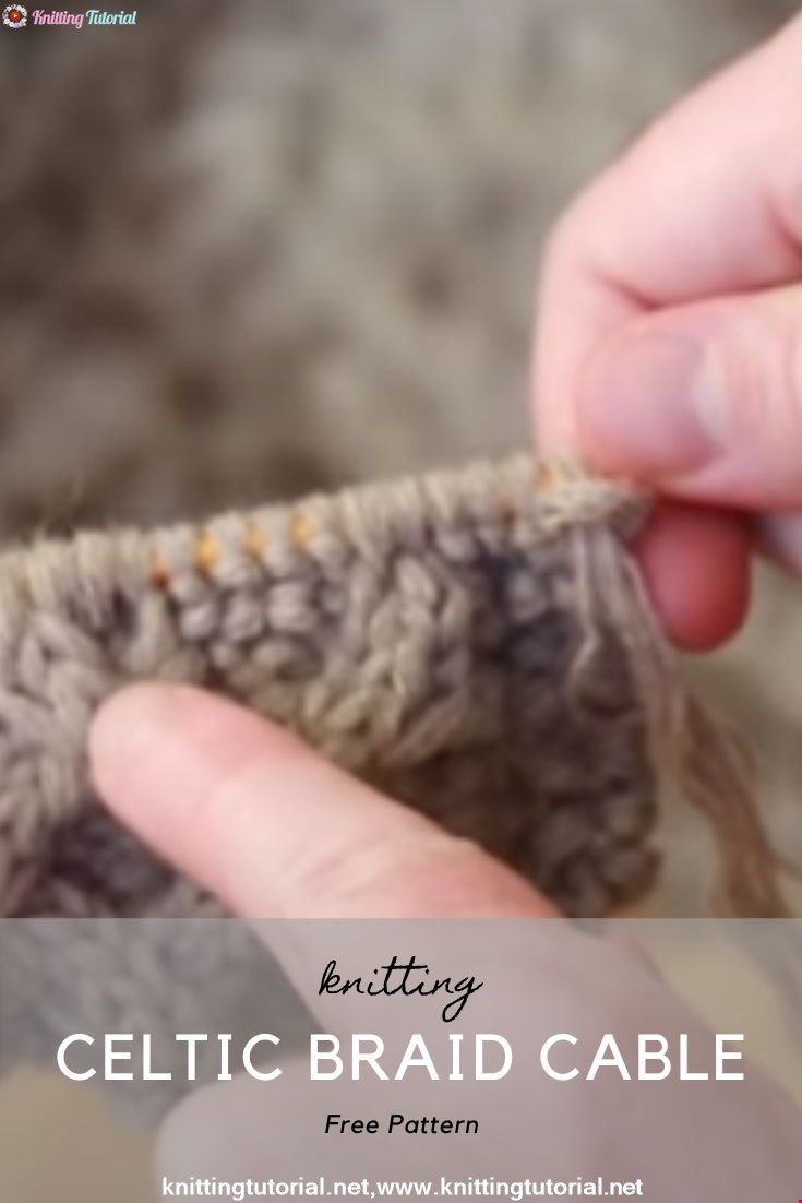 How to Knit an Easy Celtic Braid Cable