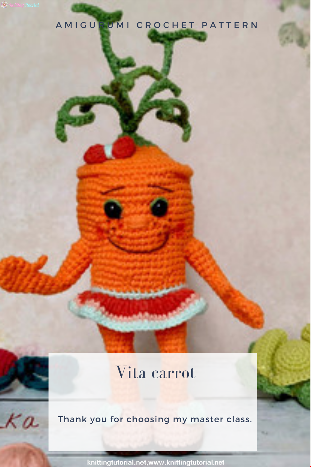 Amigurumi Vita Carrot Crochet Pattern