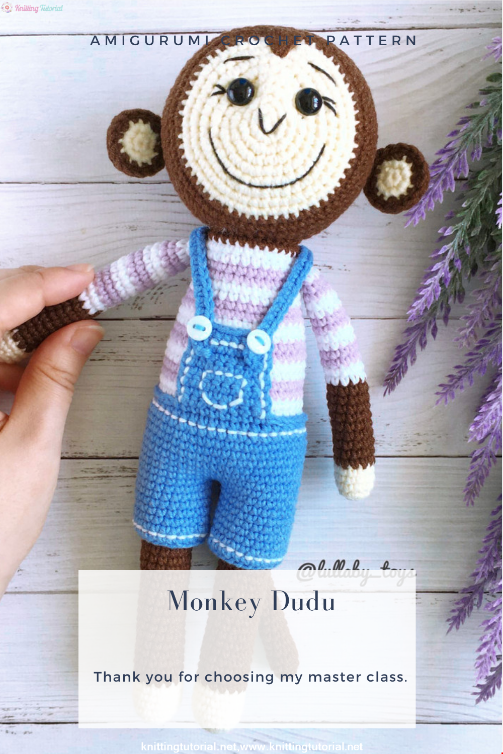 Amigurumi Monkey Dudu Crochet Pattern