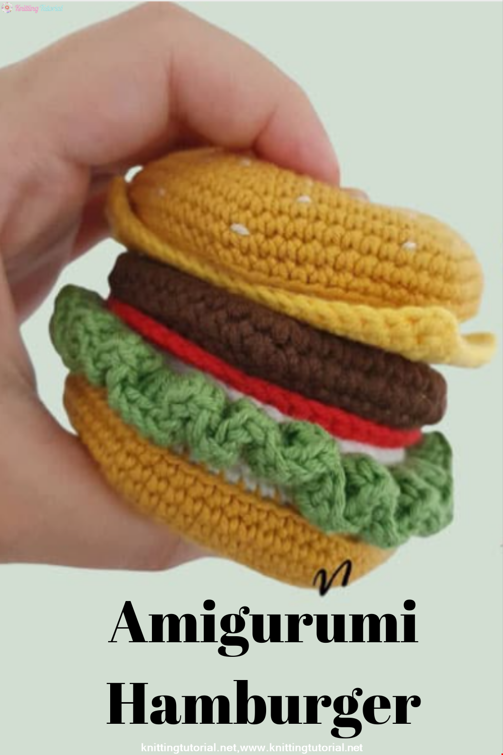 Amigurumi Hamburger Recipe and Cheeseburger Preparation
