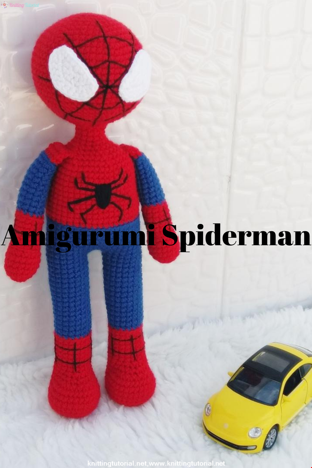 Making Amigurumi Spiderman